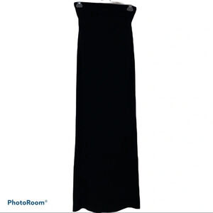 Ann Taylor black  strapless tube maxi dress Sz S